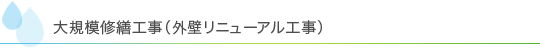 大規模修繕工事（外壁リニューアル工事）